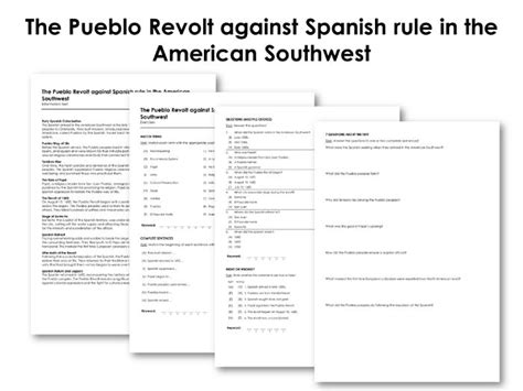 Pueblo İsyanı: Güneybatı Amerika'da Pueblo Halkının İspanyol İmparatorluğuna Karşı Küçük Bir Direnişin Büyük Sonuçları